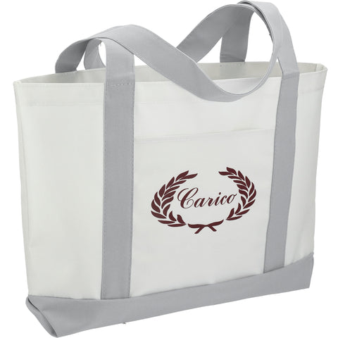 Large Canvas Boat Tote Bag