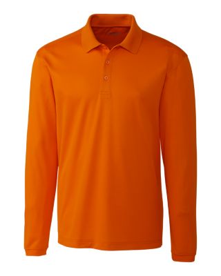 Clique Spin Eco Performance Pique Long Sleeve Mens Polo