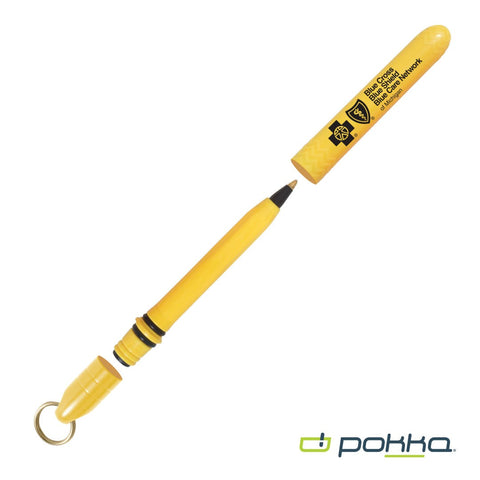 Pokka? Pocket Pen w/Dock & Gold Keyring