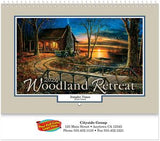 Full Colour Woodland Retreat Spiral Wall Calendar
