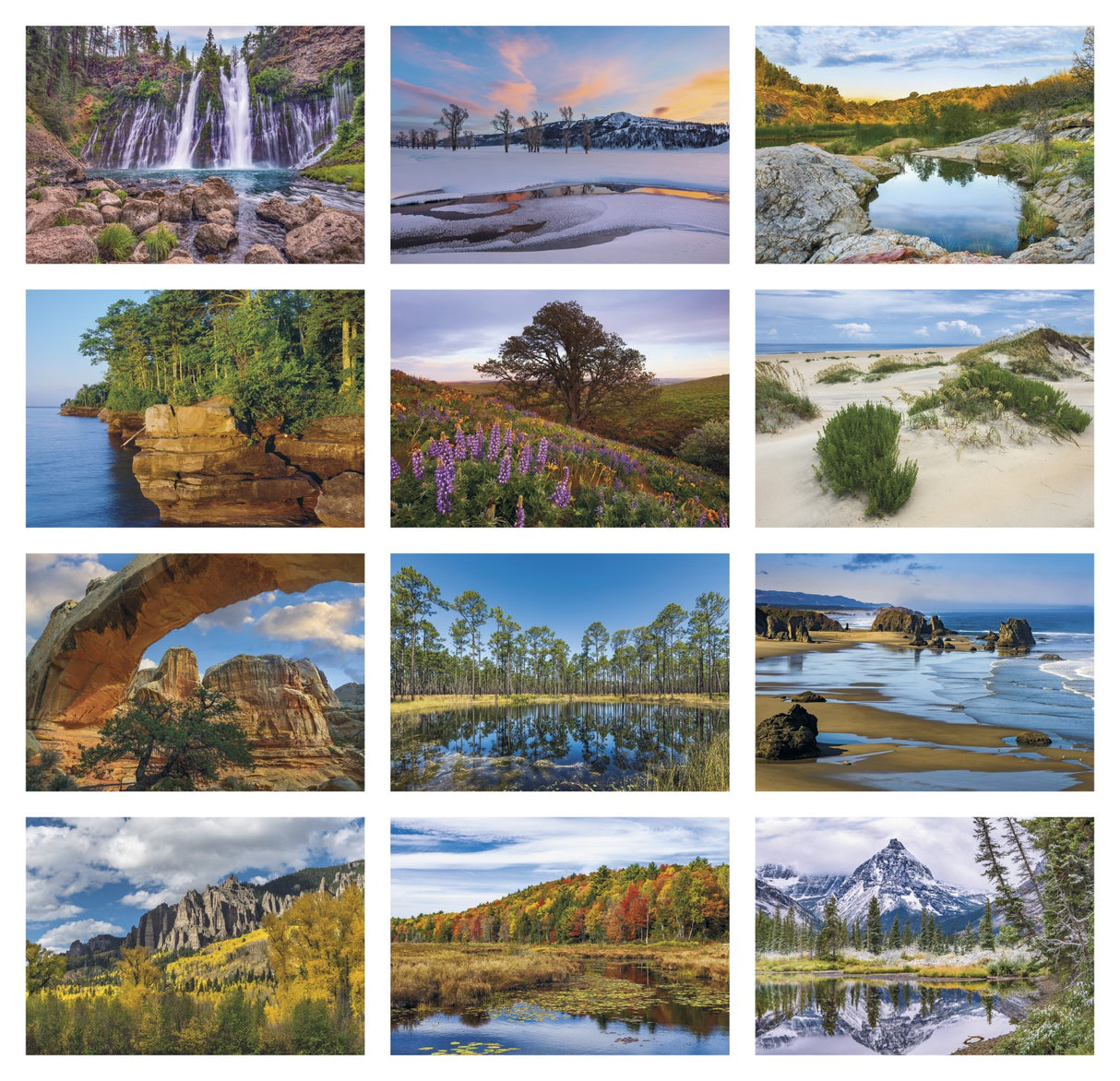HotLine Products Our Beautiful America Executive Calendar month image