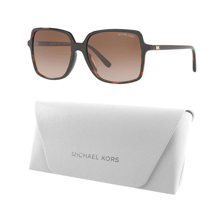 Michael Kors Isle Of Palms Square Sunglasses, Brown Tortoise/Brown, Size 56