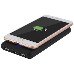 10000 mAh UL Certified Qi Ring Wireless Power Bank & Charger
