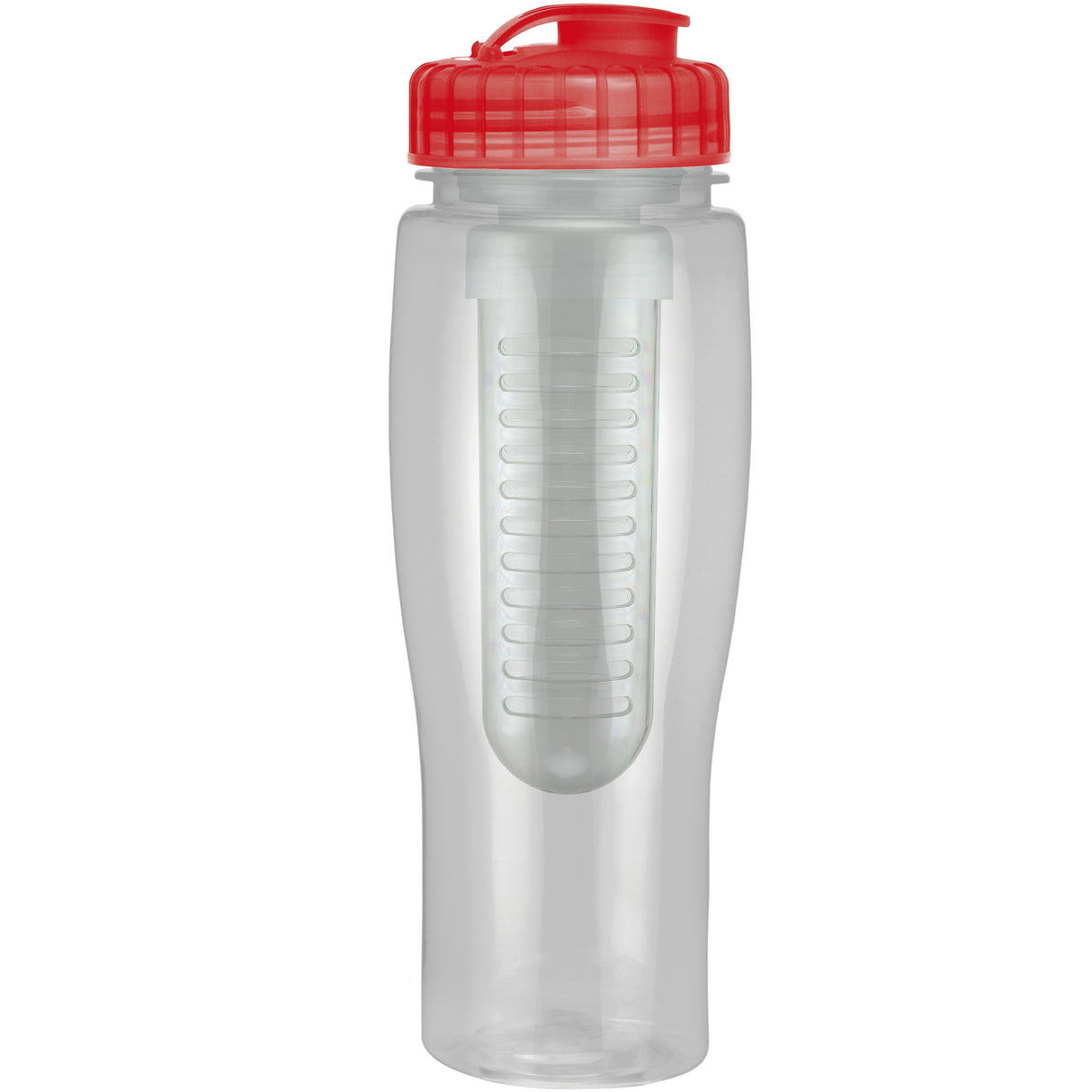 Clear/Translucent Red Lid