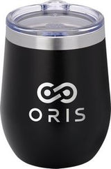 Black/Clear/Silver Logo Front View