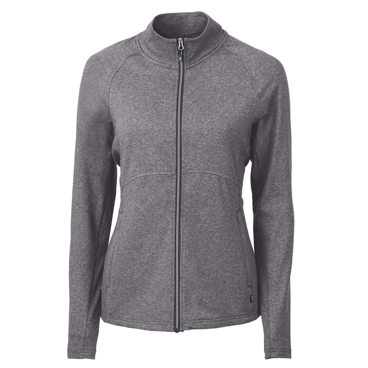 Cutter & Buck Adapt Eco Knit Heather Recycled Womens Full Zip