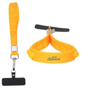 2-in-1 Push Pop Stress Reliever Phone and Keychain Wristlet