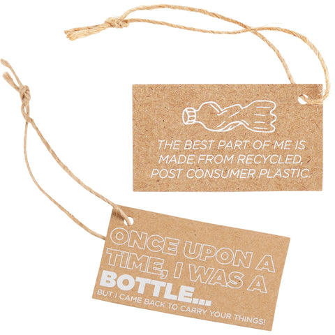 Reclaim Two-Tone Recycled Zippered Tote