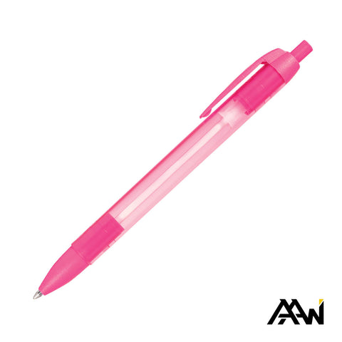 Widebody Pen w/Translucent Barrel - Matte Colored Accent