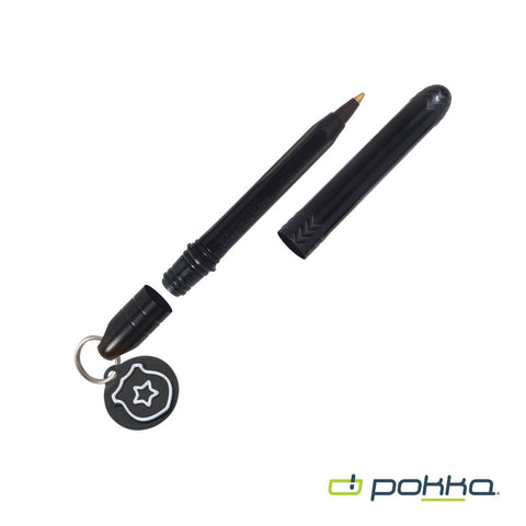 Pokka? Pocket Pen w/Dock & Chrome Keyring & Charm