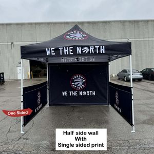 Half Side Wall for 10x10 Tent Kit, Sublimated, Single Sided Print