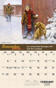 Galleria Wall Calendar 2026 Remember When Calendar