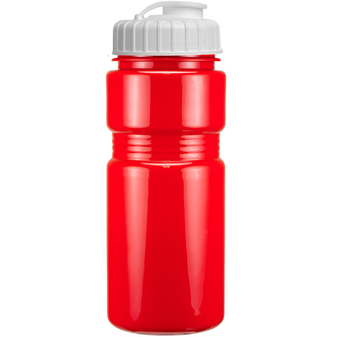 20 Oz. Recreation Bottle w/ Flip Top Lid - Solid Colors