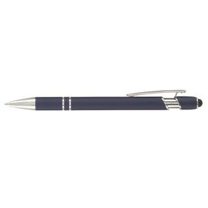 000792 Ellipse Softy w/Stylus - Laser Engraved - Metal Pen