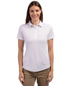 Cutter & Buck Prospect Eco Textured Stretch Recycled Womens Short Sleeve Polo