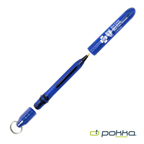 Pokka? Pocket Pen w/Dock & Chrome Keyring in Tin Box