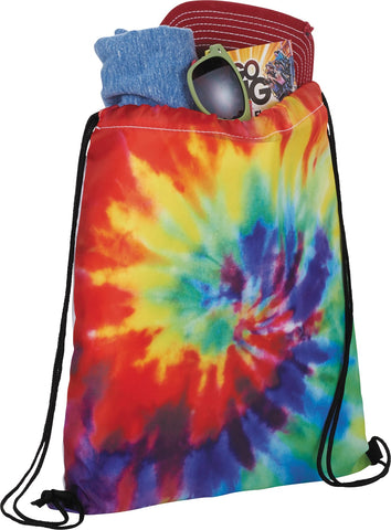 Tie Dye Drawstring Bag