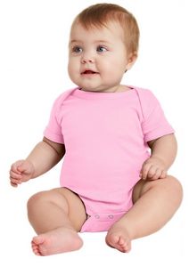 Rabbit Skins™ Infant Short Sleeve Baby Rib Bodysuit