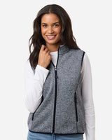 NORTH END® Women's Jasper Jacquard Fleece Vest
