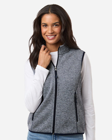 NORTH END® Women's Jasper Jacquard Fleece Vest