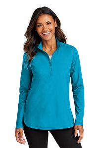 Port Authority® Women's C-FREE Double Knit 1/4-Zip Pullover