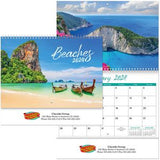 Full Colour Beaches Spiral Wall Calendar