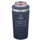 Navy Blue/Silver Logo In Use View