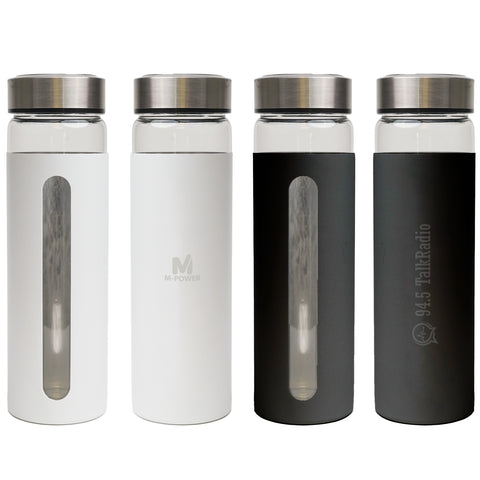 Rideau 600 Ml. (20 Fl.Oz.) Glass Bottle With Aluminum Sleeve