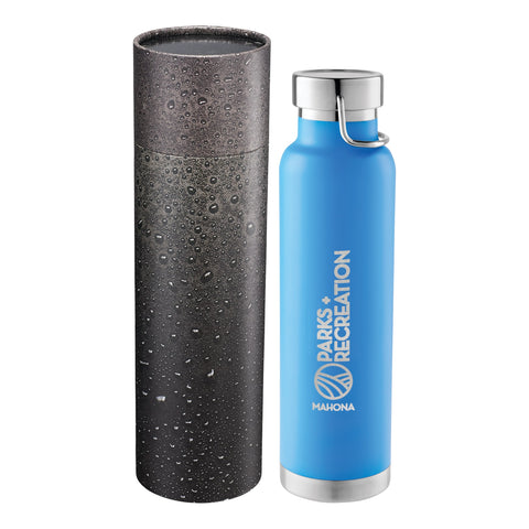 22 Oz. Thor Copper Vac Bottle w/Cylindrical Box