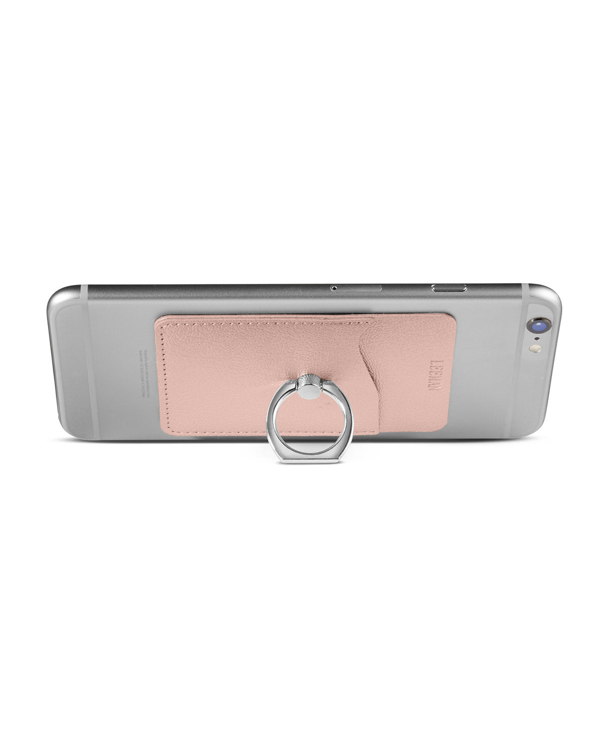 Leeman Shimmer Card Holder w/Metal Ring Phone Stand