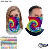 48 Hr Quick Ship - Sublimated BEST VALUE lightweight Seamless Neck Gaiter (In stock)