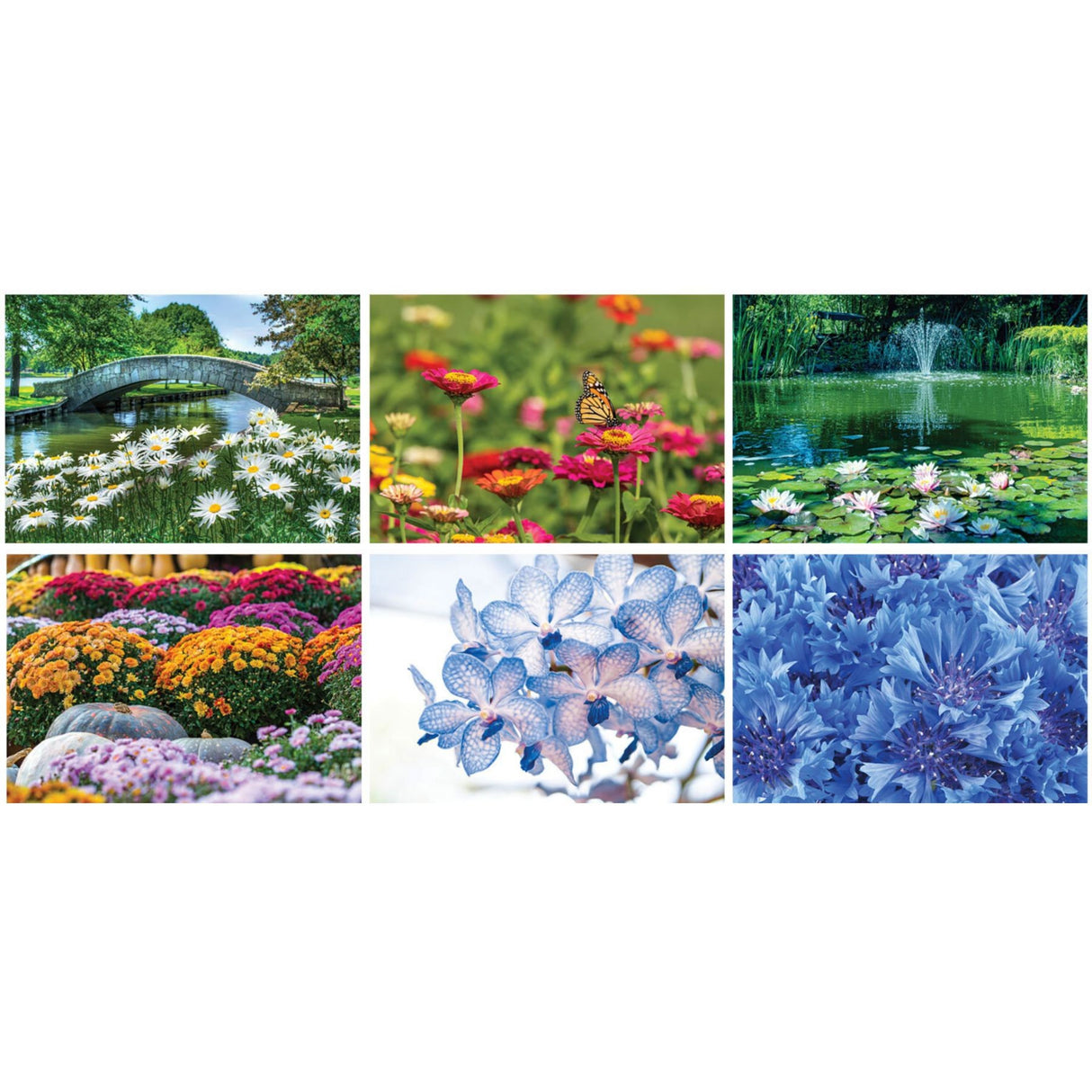 Full Colour Garden Splendor Wall Calendar Spiral