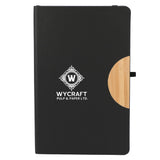 5.5'' x 8.5'' Kaya Recycled PU and Bamboo Journal