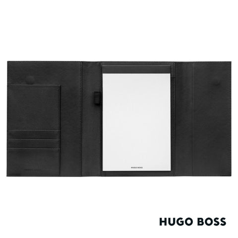 Hugo Boss Pinstripe A5 Folder