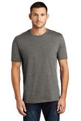 Heathered Charcoal Gray Blank Front Lifestyle View