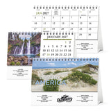 HotLine® Products Scenic America® Desk Tent Calendar
