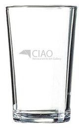 Glasgow, 20oz clear mixing glass - Etched