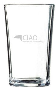 Glasgow, 20oz clear mixing glass - Etched