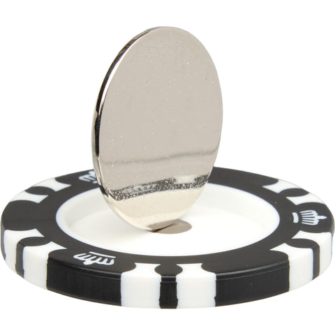Recycled Poker Chip w/ Metal Ballmarker