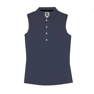 FootJoy Solid Lisle Sleeveless Women Shirt