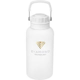 White/Silver Logo Front View