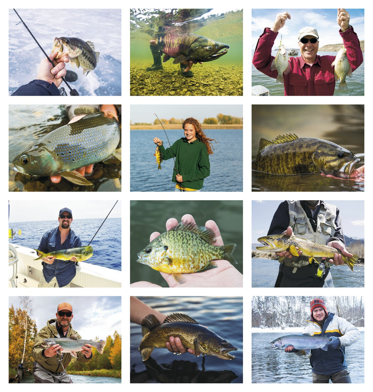 HotLine Products Fishing Guide Appointment Calendar - Stapled month image