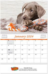 Full Colour Canine Companions Spiral Wall Calendar