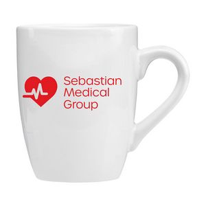 13 oz. Ceramic Bistro Mug - White