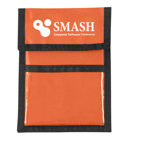 Nylon Neck Wallet Badge Holder