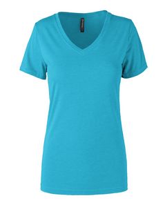 PRIMEASE® Ladies' Short Sleeve V-Neck Tee Shirt