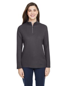 CORE 365 Ladies' Fusion ChromaSoft™ Pique Quarter-Zip