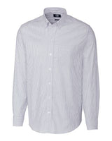 Cutter & Buck Stretch Oxford Stripe Mens Long Sleeve Dress Shirt