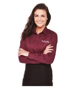 000309 Women's WILSHIRE Long Sleeve Button Up Shirt