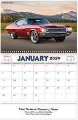 Muscle Cars Spiral Wall Calendar